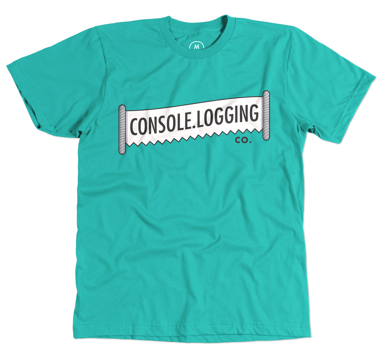A Console.Logging Co. t-shirt is available through Cotton Bureau.