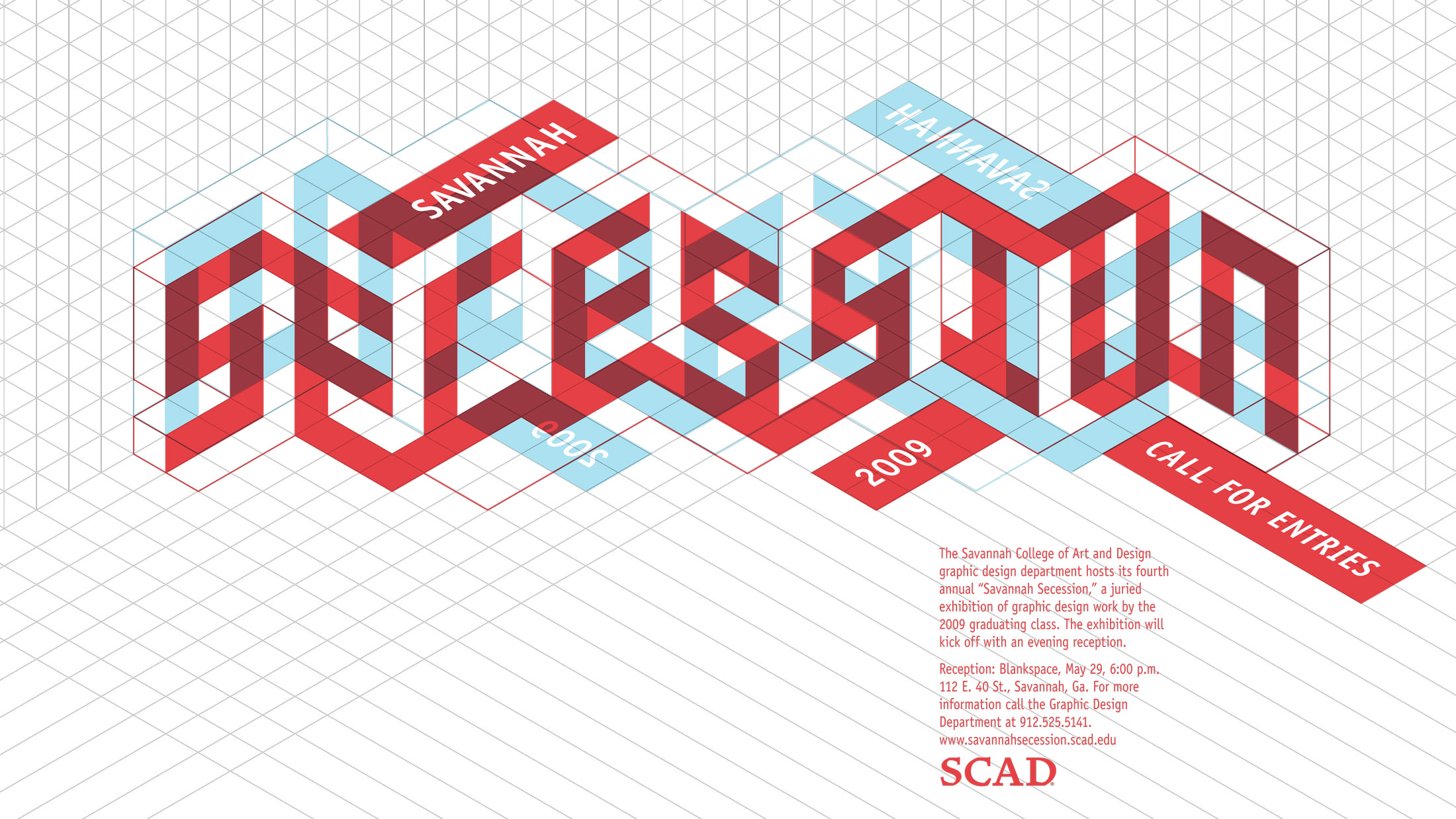 The Savannah Secession Call for Entries Poster.