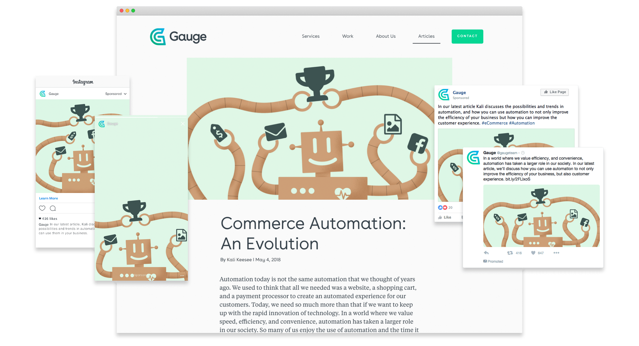 A compilation of instances where the editorial illustrations appear.