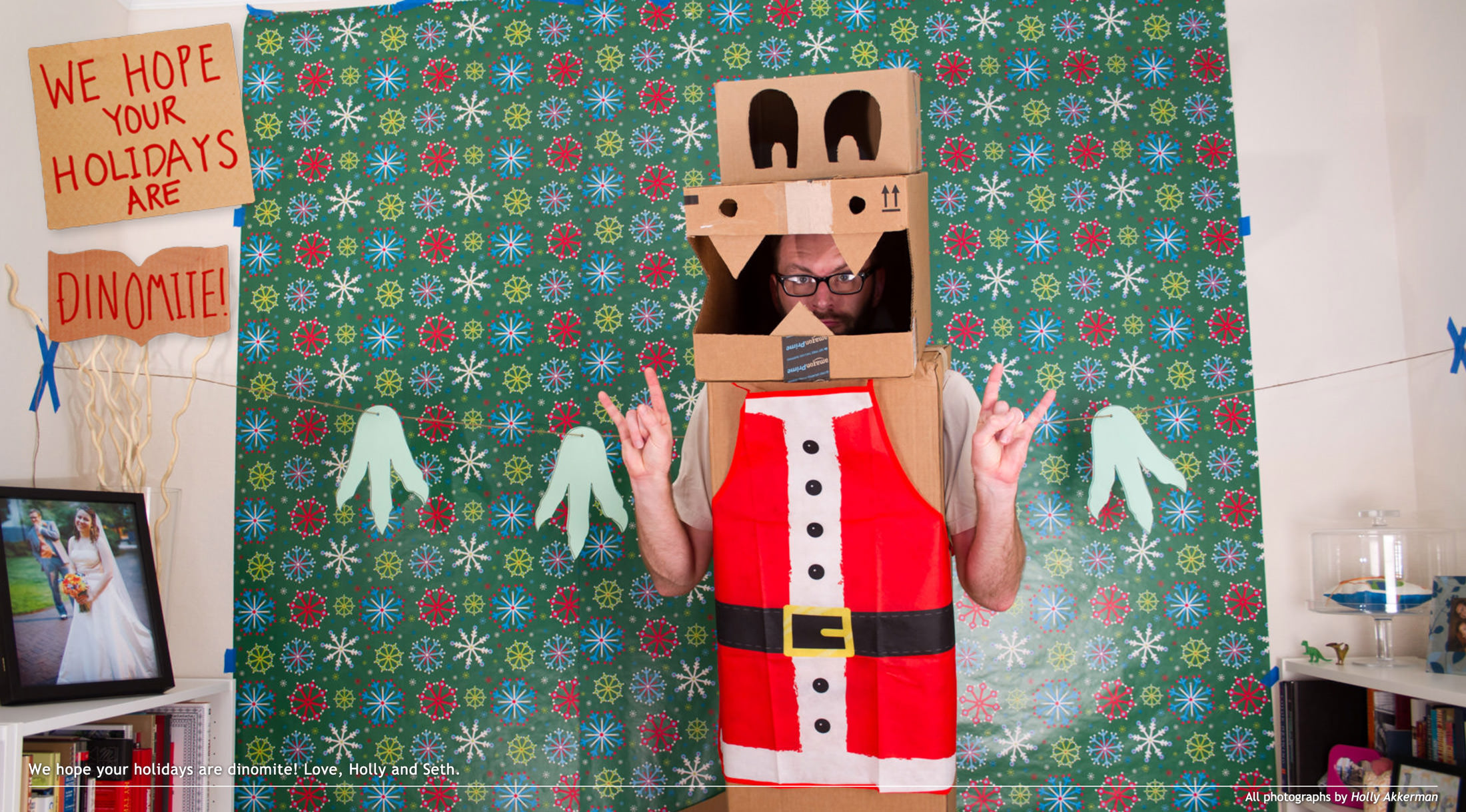 A 2016 Holiday Card website screen capture.