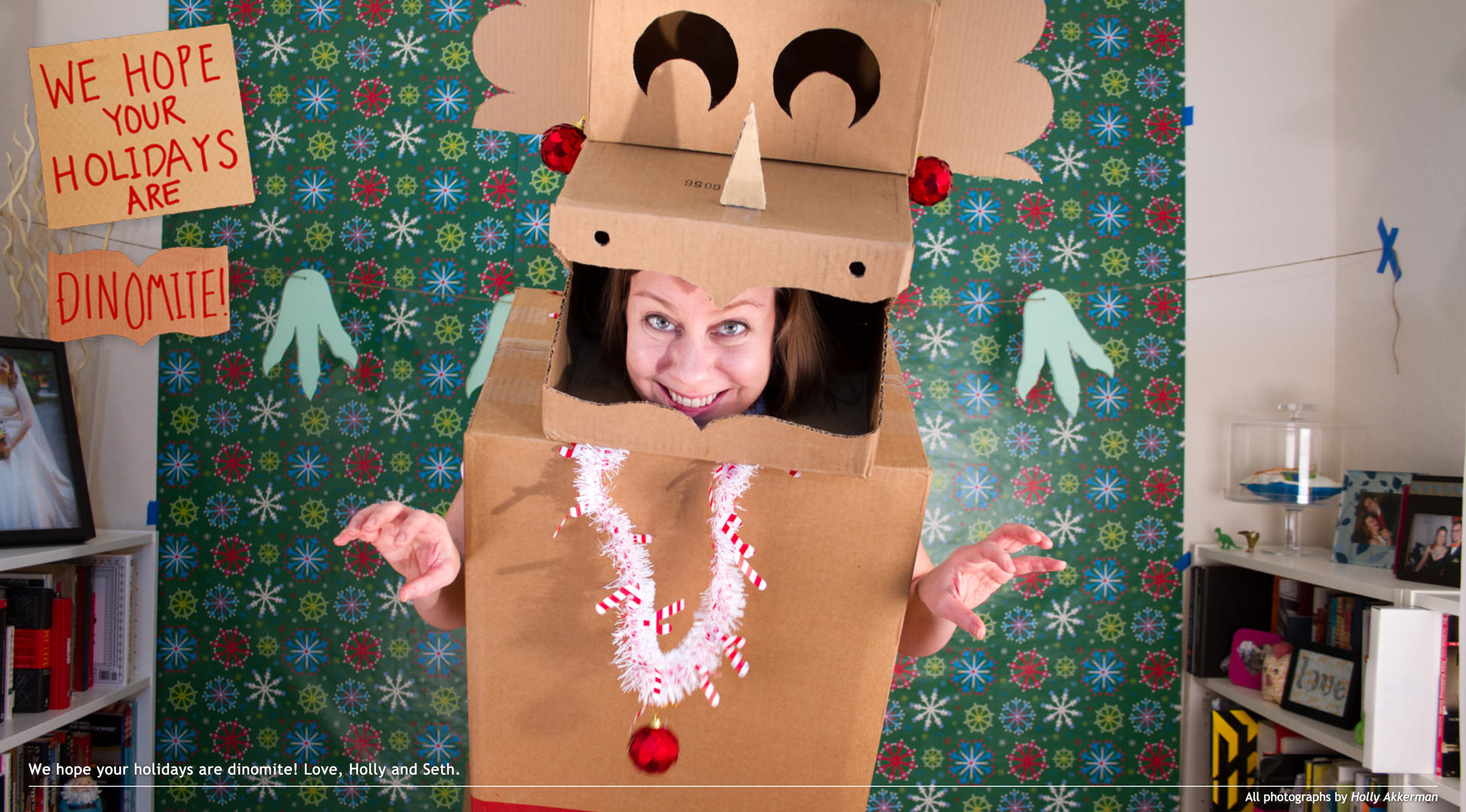 A 2016 Holiday Card website screen capture.